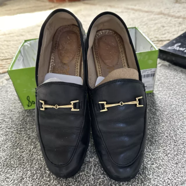 SAM EDELMAN LORAINE Loafers Black US Size 6 12.50 PicClick UK