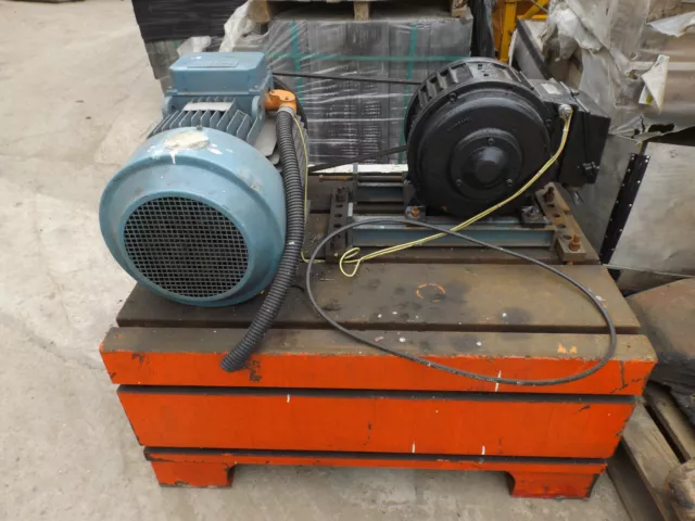 Abb Electric Motor On A Stand Ac-Dc