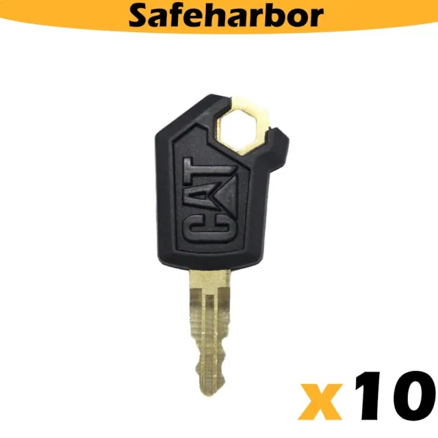 10X CAT 5P8500 Heavy Equipment keys Caterpillar excavator ignition key 0966198