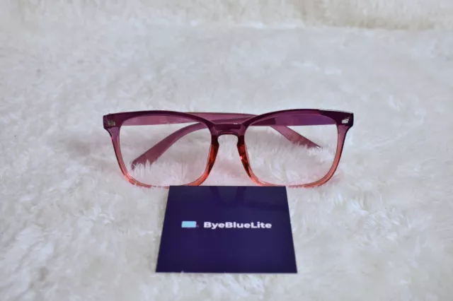 Blue Light Glasses Blue & Pink Color Single Pair Blue light Blocking