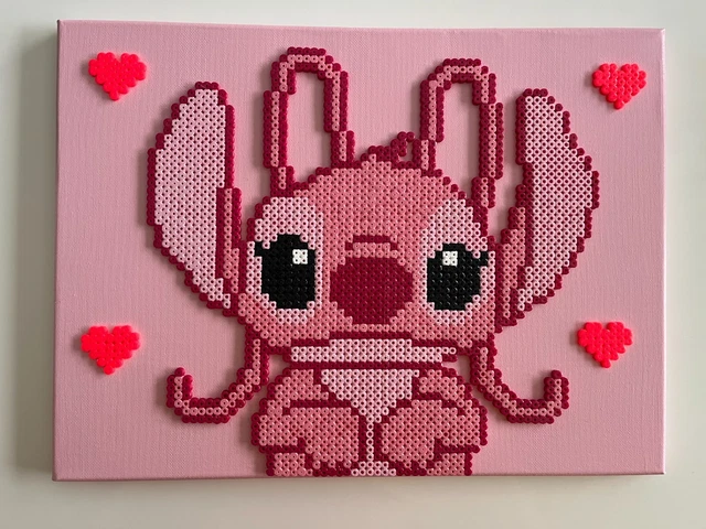 PIXEL ART / Perles A Repasser Pokemon Tableau De Pikachu Dans Une Tasse