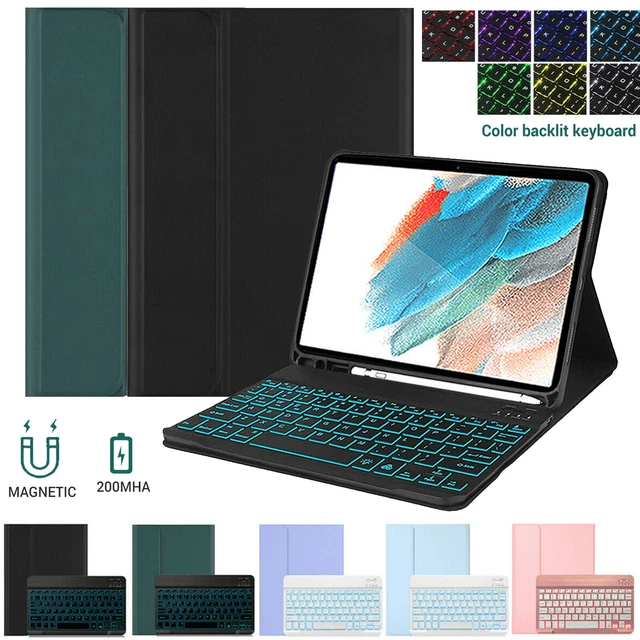 Backlit Keyboard with Pen Holder Case For Samsung Galaxy Tab A7 10.4" X200 X205