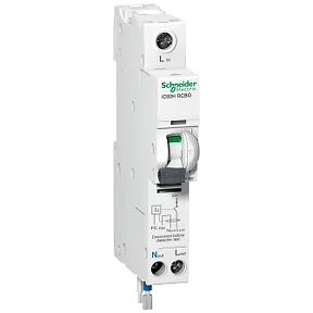 Residual current breaker with overcurrent protection (RCBO), Acti9 iC60H RCBO...