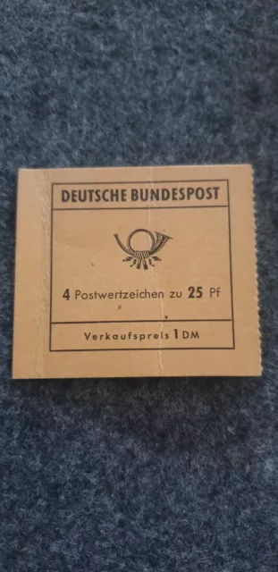 Deutsche Bundespost,Briefmarken, Markenheftchen, Unfallverhütung, MiNr. 20(1)