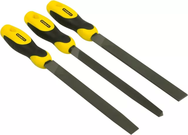 Stanley 022464 File Set includes 1/2 Round/ Flat/ 3 Triangle