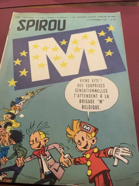 Tim Und Struppi Spirou 1127 Cover Franquin Buck Danny