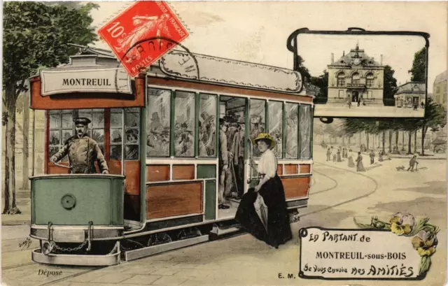 CPA AK PARIS starting from MONTREUIL-sous-WOOD (676150)
