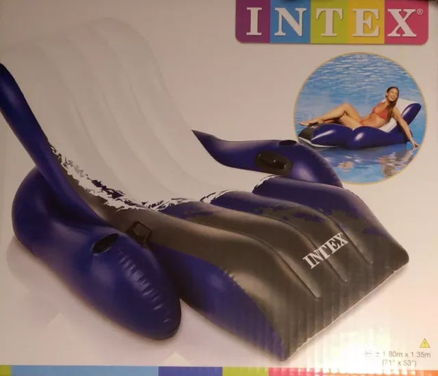 Intex Floating Recliner Lounge Relax Liege Luftmatratze Strand Meer Pool , (N)