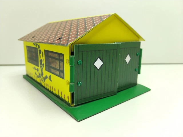 Garage Station-Service E160 Avec Pompes – Dinky STARLUX – Accessoire Bois Occasion