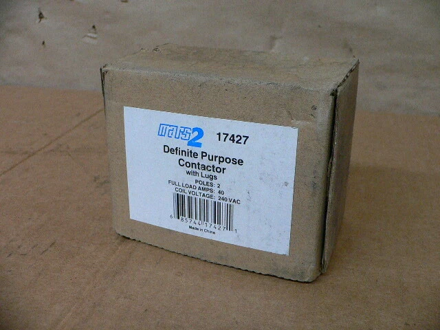 MARS2 17427 Double 2 Pole Contactor Relay 240VAC 40A