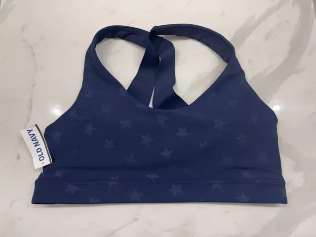 Old Navy Active Medium Support PowerSoft Adjustable-Strap Sports Bra Size Small