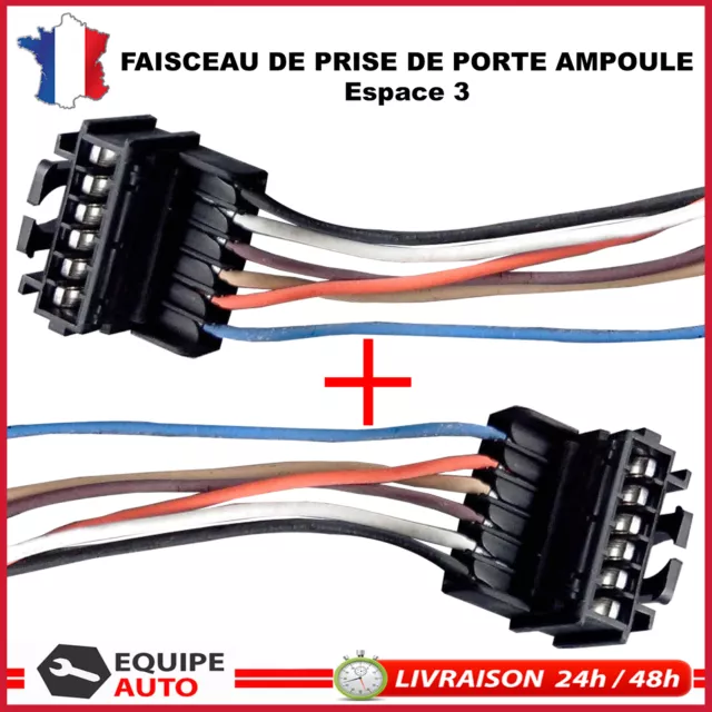 Connecteur Faisceau Electrique Feu Plaque Immatriculation 6N0945553C  1J6943021B