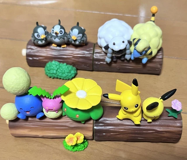 Quantità 4 - Set figure miniatura Re-Ment Pokemon Nakayoshi Friends G34805