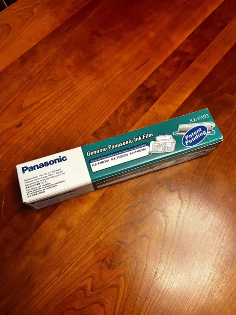 Genuine Panasonic Ink Film Fax KX-FA93: Use with KX-FHD331, KX-FHD332, KX-FHD351