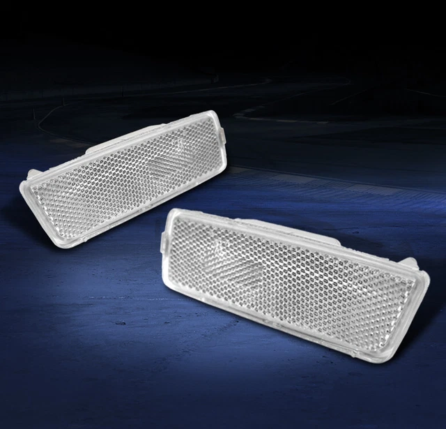 06-09 Vw Gti/Jetta/Rabbit Mk5 Front Bumper Side Marker Lights Lamp Chrome 07 08