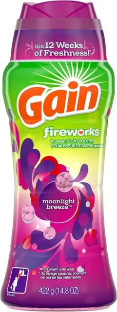 Gain Fireworks in-Wash Scent Booster Beads, Moonlight 14.8 Ounce (Pack of 1)