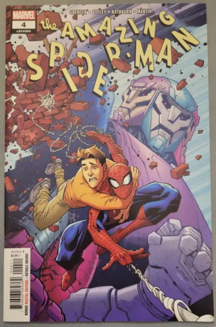 Amazing Spider-Man #4 2018 Key Issue 1st App of Spider-Bot Recalled issue *CCC*
