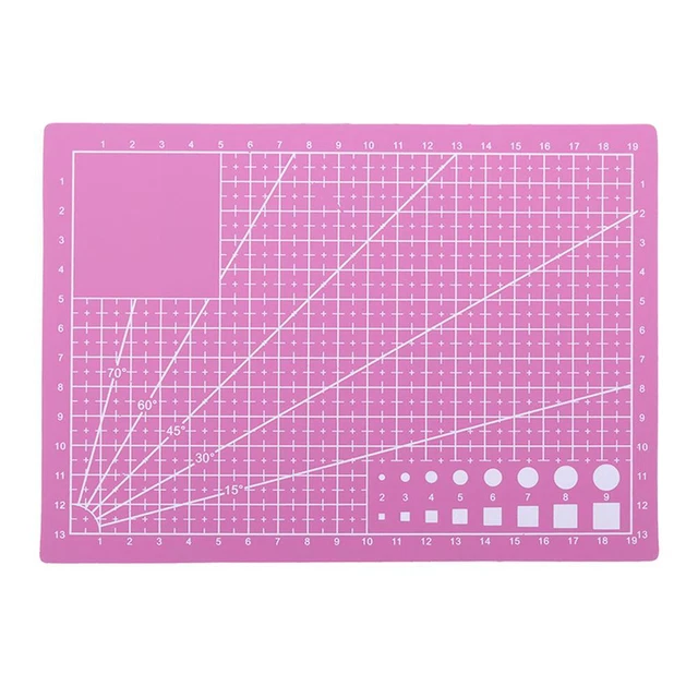 Tabla de cortar de PVC HÁGALO USTED MISMO alfombra de patchwork almohadilla alfombra de cuero autocurable (A5)