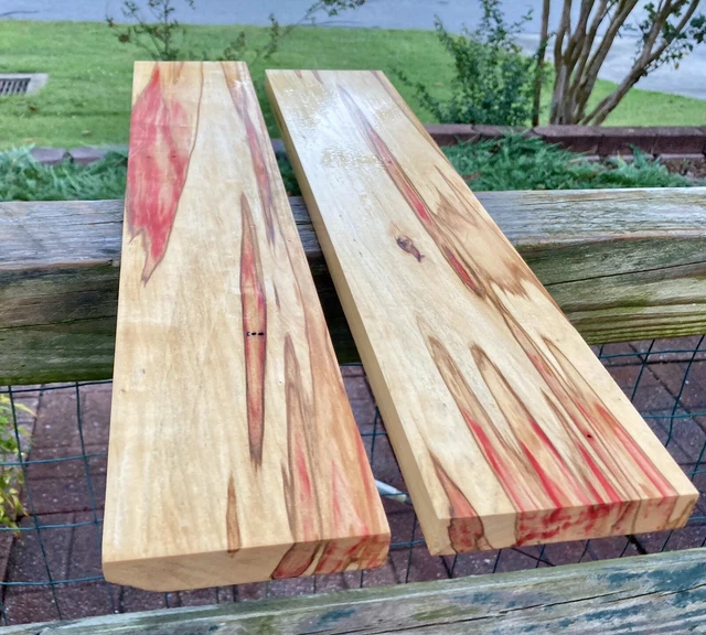 Flamed Box Elder (cutting Board Set)    22 3/4"  X  8 3/8"  X  3/4"
