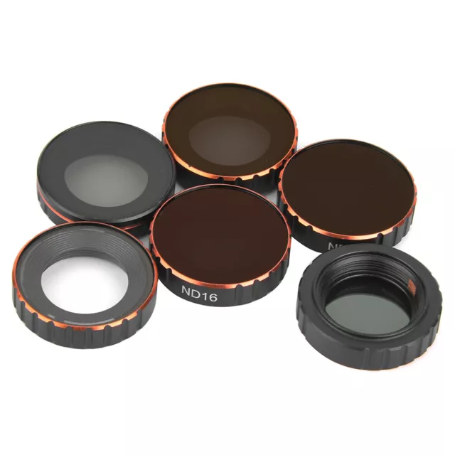 6 Pcs Camera Lens Filter Kit For Osmo Action UV / CPL / ND4 / ND8 / ND16 CMM
