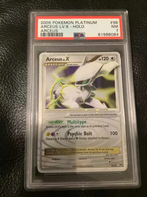 Arceus LV X 96/99 Holo Pokemon Platinum Arceus - PSA 8