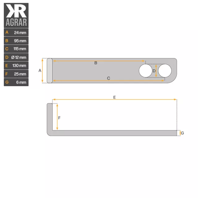 Verschlussriegel per Safety-Box BÜNTE Antifurto Rimorchio Protezione Pkw Nuovo 2