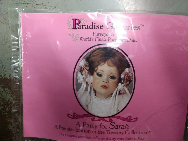 Treasury Collection  Paradise Galleries Porcelain Doll ~ A Party for SARAH 13"