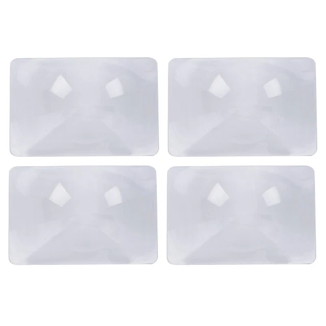 4X Magnifier Lente di Fresnel Pagina 3X Lente D'Ingrandimento 180X120X0.5mm C5F1