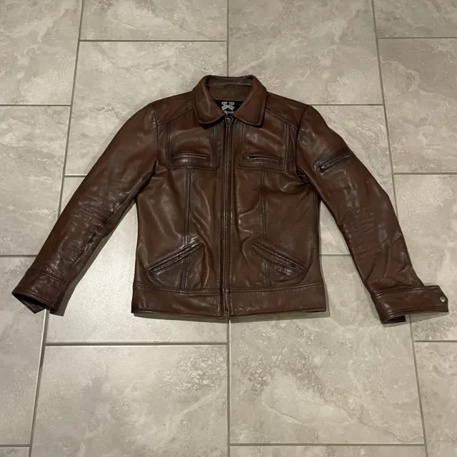 Soul Revolver Lynch Italian Leather Jacket Medium