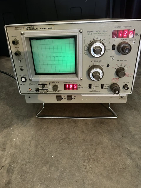 TAKEDA RIKEN TR4132 Spectrum Analyzer w/ TR41901B $350.00 - PicClick