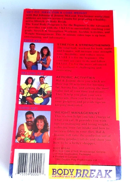 BODY BREAK VHS 1992 Home Fitness - Rare/Vintage & New! £29.89 - PicClick UK