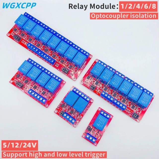 High Low Level Trigger Relay 1-8 Channel Durable Home Intelligent Control Module
