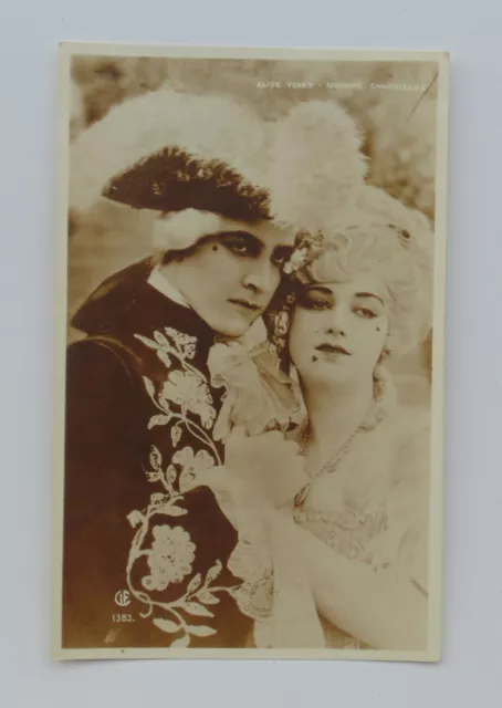Antique Rare Alice Terry & Novaro Samaniego Actress Artist Cinema Post Card