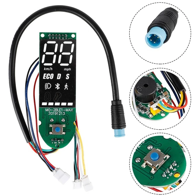 Écran De Tableau De Bord Pour Trottinette Électrique Ninebot F2, F2Pro, F2Plus - Affichage Vitesse, Batterie, Kilométrage - Installation Facile
