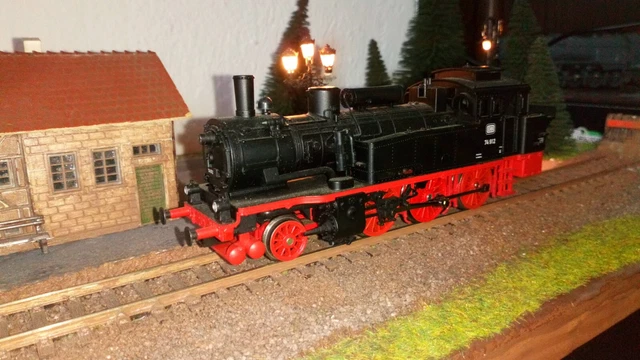 Locomotive Vapeur Trix 22854 Série 74 DB époque 3 H0 Digitale Neuve