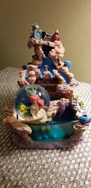 DISNEY THE LITTLE Mermaid Water Fountain Snow Globe - Pick Up Florida