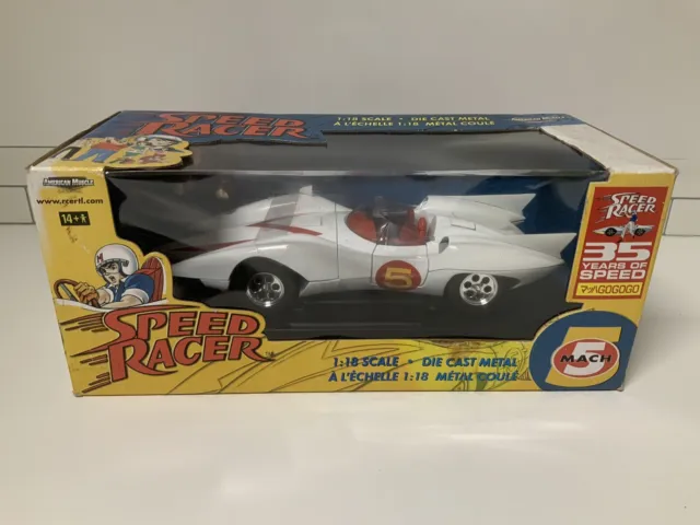 speed racer mach 5 1:18 Animated Car With Chim Chim Figure - Read Description…..