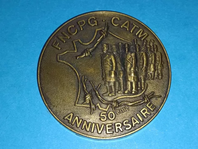 MEDAILLE - FNCPG - CATM - 50eme ANNIVERSAIRE de la Liberté Retrouvée 1945 - 1995