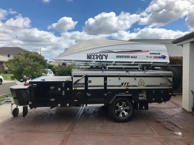 MDC Robson XTT Dual Fold 6 berth camper trailer. Heaps of upgrades and extras.