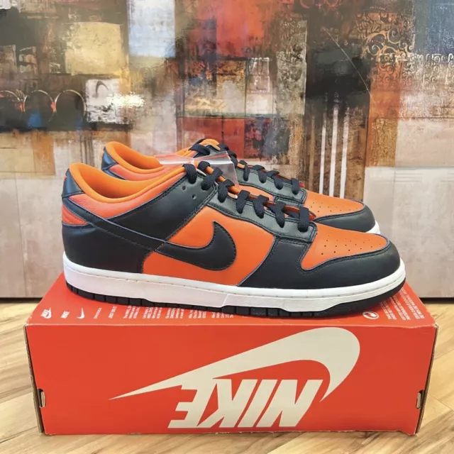 Nike Dunk Low Retro SP Champ Colors University Orange / Marine Blue CU1727 800