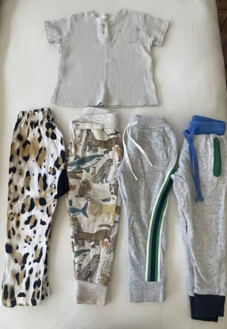 Seed & Duke Of London Baby Boy Trackies Pants Animal Print Bundle 2 / 24 Months