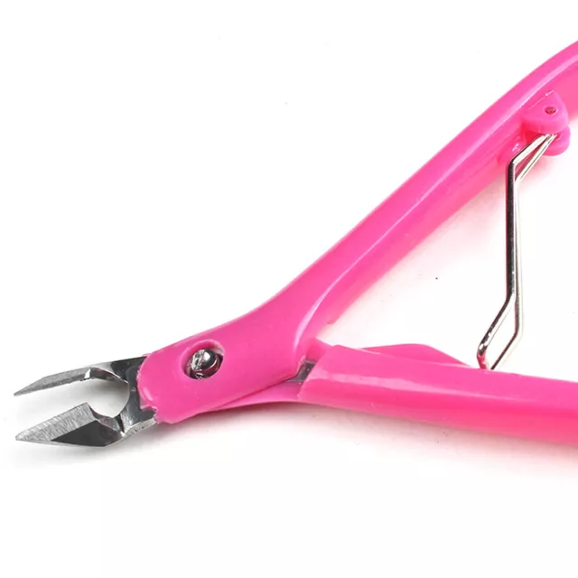 ABS Handle Nail Clippers Toenail Cutters Nail Art Cuticle Nipper Cli-wf