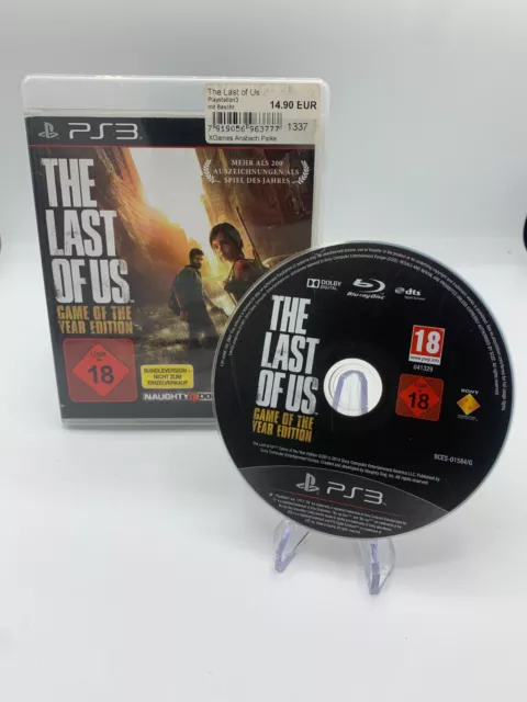Sony - Playstation 3 / PS3 - The Last Of Us - Game Of The Year Edition