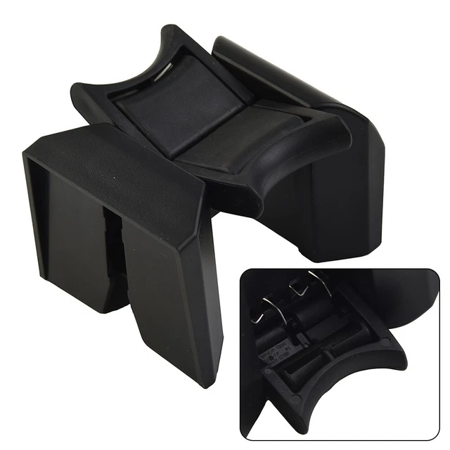 2PCS Universel Réglable Pliant Coupe Porte Gobelets Noir Voiture Porte-Boissons Boîtes Étanches en Plastique 5-7.5 CM - Auto