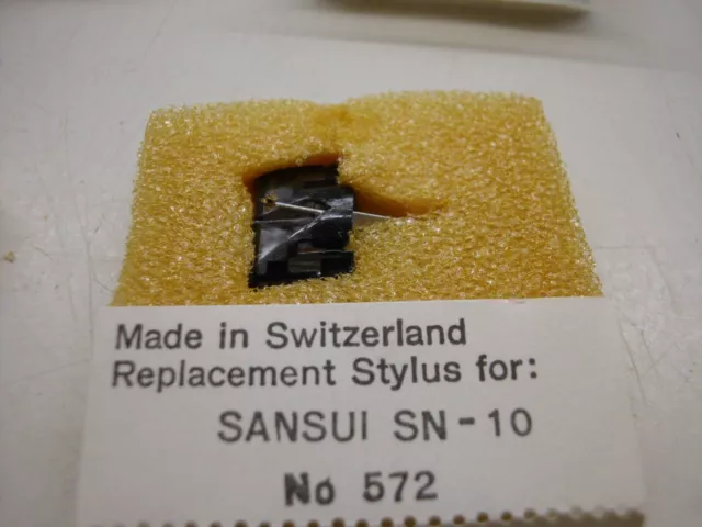 572 Ersatz Tonnadel Replacement Stylus Sansui SN-10