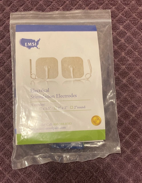 EMSI TENS Electrical Stimulation Electrodes 16x1.5”x1.5”, NiMH battery & leads