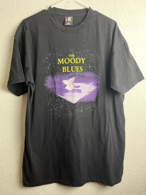 Vintage The Moody Blues Shirt Mens L Band Music Concert Tour Tee 1997 90s Retro