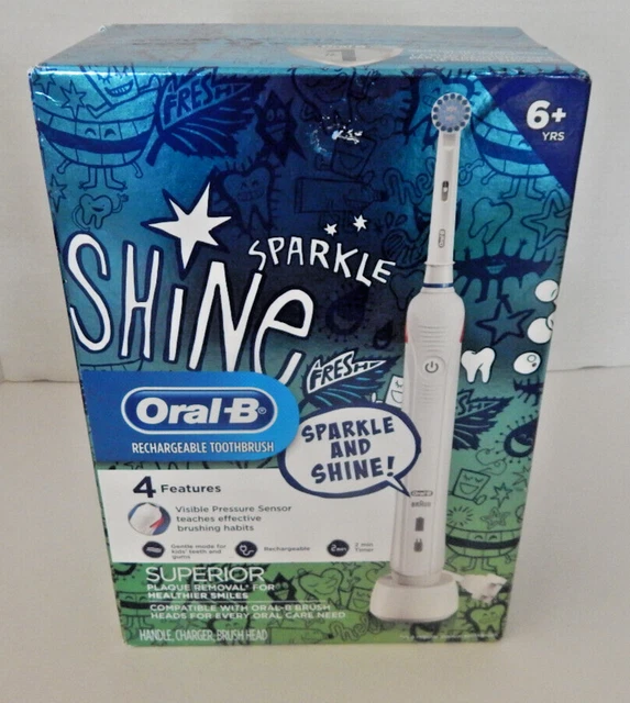ORALB KIDS ELECTRIC Toothbrush Pressure Sensor and Timer, Rechargeable