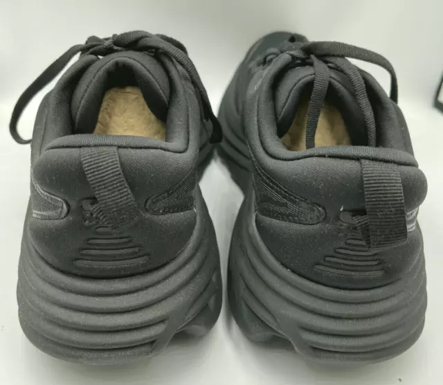 Hoka One One Bondi 8 Women's Running Shoes-Black 6B