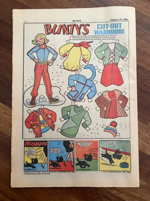 Bunty Comic, No 1149, January 19, 1980 2